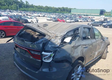 2021 Dodge Durango Gt Plus Awd из США, поврежденный, VIN 1C4RDJDG8MC522484